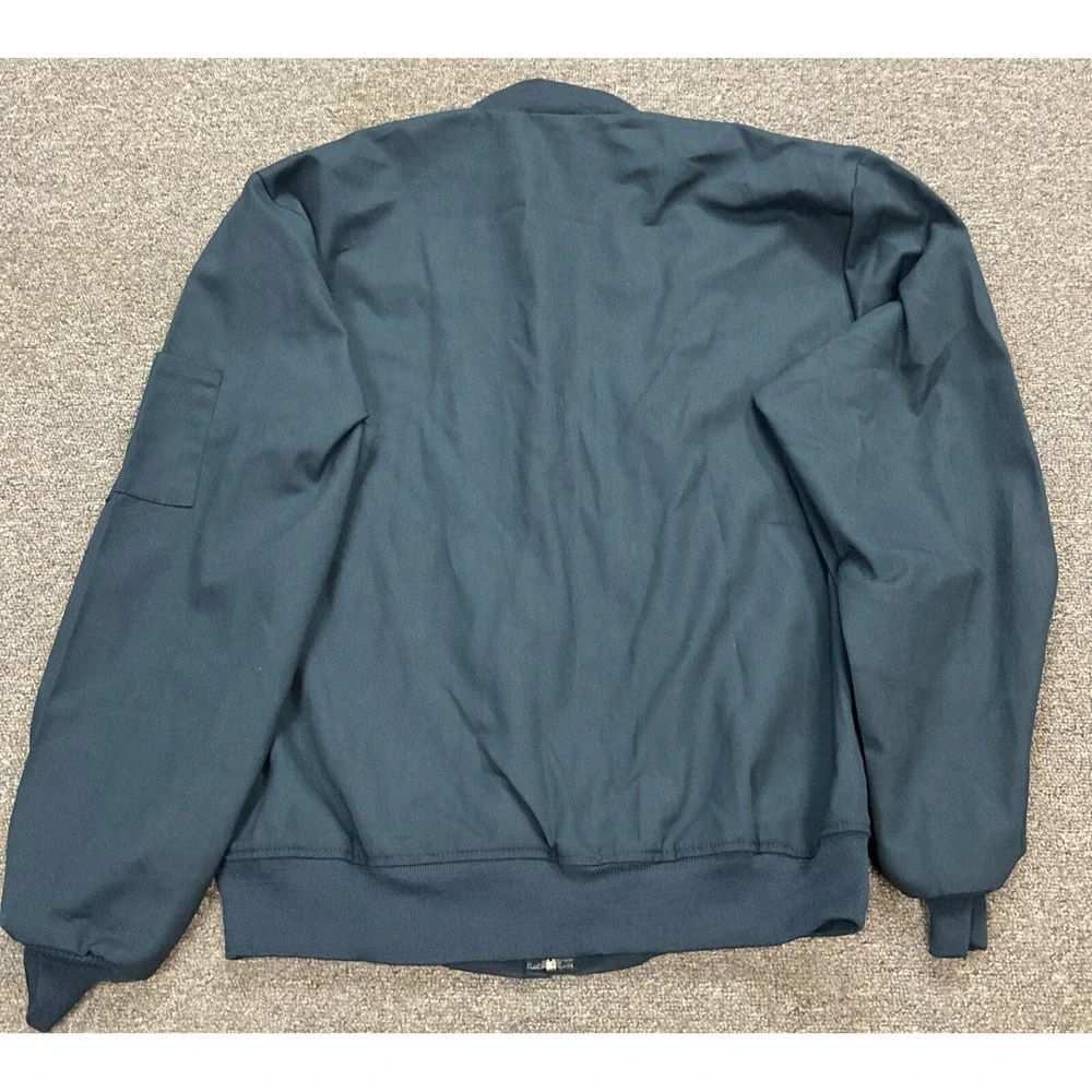 EUC! VTG Red Kap Soft Shell Full Talon Zip‎ Navy Jacket - Size Men's M